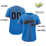 Custom Thorns Ribbed Classic Style Personalzied Team Name Number Logo Baseball Jersey Hip Hop Jersey