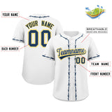 Custom Thorns Ribbed Classic Style Personalzied Team Name Number Logo Baseball Jersey Hip Hop Jersey