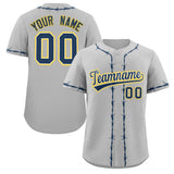 Custom Thorns Ribbed Classic Style Personalzied Team Name Number Logo Baseball Jersey Hip Hop Jersey
