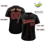 Custom Thorns Ribbed Classic Style Personalzied Team Name Number Logo Baseball Jersey Hip Hop Jersey