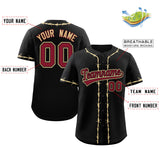Custom Thorns Ribbed Classic Style Personalzied Team Name Number Logo Baseball Jersey Hip Hop Jersey