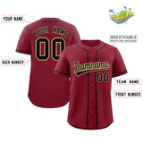 Custom Thorns Ribbed Classic Style Personalzied Team Name Number Logo Baseball Jersey Hip Hop Jersey