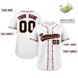 Custom Thorns Ribbed Classic Style Personalzied Team Name Number Logo Baseball Jersey Hip Hop T-shirt