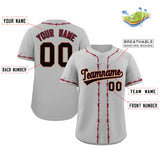 Custom Thorns Ribbed Classic Style Personalzied Team Name Number Logo Baseball Jersey Hip Hop T-shirt