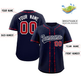 Custom Thorns Ribbed Classic Style Personalzied Team Name Number Logo Baseball Jersey Hip Hop T-shirt