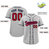 Custom Thorns Ribbed Classic Style Personalzied Team Name Number Logo Baseball Game Training Shirt