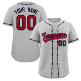 Custom Thorns Ribbed Classic Style Personalzied Team Name Number Logo Baseball Game Training Shirt