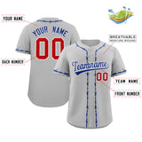 Custom Thorns Ribbed Classic Style Personalzied Team Name Number Logo Baseball Game Training Shirt