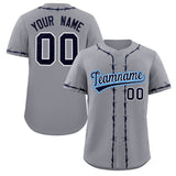 Custom Thorns Ribbed Classic Style Personalzied Team Name Number Logo Baseball Game Training Shirt