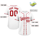 Custom Thorns Ribbed Classic Style Personalzied Team Name Number Logo Baseball Training Shirt