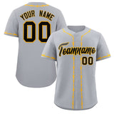 Custom Thorns Ribbed Classic Style Add Team Name Number Logo Baseball Jersey Button Down Shirt