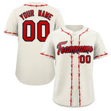 Custom Thorns Ribbed Classic Style Add Team Name Number Logo Baseball Jersey Button Down Shirt