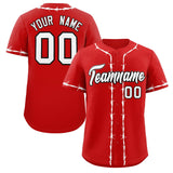 Custom Thorns Ribbed Classic Style Add Team Name Number Logo Baseball Jersey Team Shirt