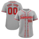 Custom Thorns Ribbed Classic Style Add Team Name Number Logo Baseball Jersey Team Shirt