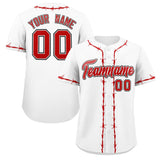 Custom Thorns Ribbed Classic Style Add Team Name Number Logo Baseball Jersey Team Shirt