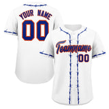 Custom Thorns Ribbed Classic Style Add Team Name Number Logo Baseball Jersey Hip Hop Sportswear