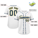 Custom Thorns Ribbed Classic Style Add Team Name Number Logo Baseball Jersey Hip Hop Jersey