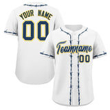 Custom Thorns Ribbed Classic Style Add Team Name Number Logo Baseball Jersey Hip Hop Jersey