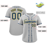 Custom Thorns Ribbed Classic Style Add Team Name Number Logo Baseball Jersey Hip Hop Jersey