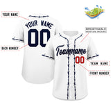 Custom Thorns Ribbed Classic Style Add Team Name Number Logo Baseball Jersey Hip Hop Jersey