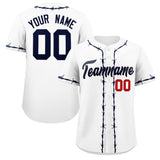 Custom Thorns Ribbed Classic Style Add Team Name Number Logo Baseball Jersey Hip Hop Jersey