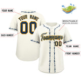 Custom Thorns Ribbed Classic Style Add Team Name Number Logo Baseball Jersey Hip Hop Jersey