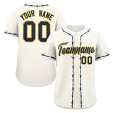 Custom Thorns Ribbed Classic Style Add Team Name Number Logo Baseball Jersey Hip Hop Jersey