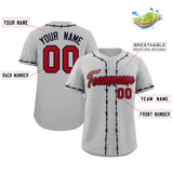 Custom Thorns Ribbed Classic Style Add Team Name Number Logo Baseball Game Training Shirt