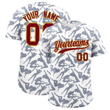 Custom White Navy Playboy Graffiti Pattern Authentic Baseball Jersey