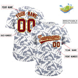 Custom White Navy Playboy Graffiti Pattern Authentic Baseball Jersey