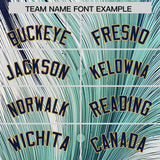 Custom Navy Old Gold Fluid Feather Graffiti Pattern Authentic Baseball Jersey
