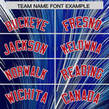 Custom Red White Fluid Feather Graffiti Pattern Authentic Baseball Jersey