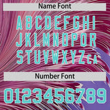 Custom Green White Fluid Feather Graffiti Pattern Authentic Baseball Jersey