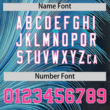 Custom Pink White Fluid Feather Graffiti Pattern Authentic Baseball Jersey