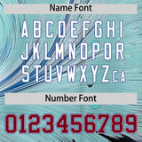 Custom Crimson White Fluid Feather Graffiti Pattern Authentic Baseball Jersey