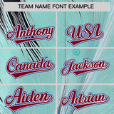 Custom Crimson White Fluid Feather Graffiti Pattern Authentic Baseball Jersey