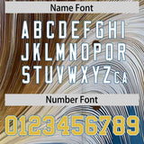 Custom Old Gold White Fluid Feather Graffiti Pattern Authentic Baseball Jersey