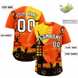 Custom Multi Color Halloween Authentic Baseball Jersey