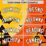 Custom Multi Color Halloween Authentic Baseball Jersey