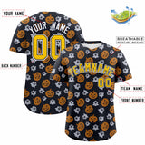 Custom Multi Color Halloween Authentic Baseball Jersey