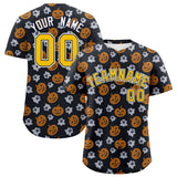 Custom Multi Color Halloween Authentic Baseball Jersey