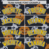 Custom Multi Color Halloween Authentic Baseball Jersey