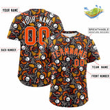 Custom Multi Color Halloween Authentic Baseball Jersey