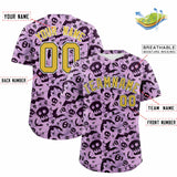 Custom Multi Color Halloween Authentic Baseball Jersey