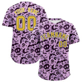 Custom Multi Color Halloween Authentic Baseball Jersey