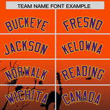 Custom Multi Color Halloween Authentic Baseball Jersey