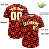 Custom Multi Color Halloween Authentic Baseball Jersey
