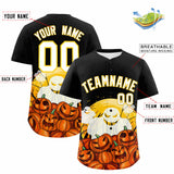 Custom Multi Color Halloween Authentic Baseball Jersey