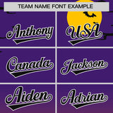 Custom Multi Color Halloween Authentic Baseball Jersey