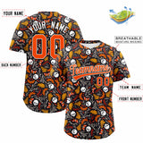 Custom Multi Color Halloween Authentic Baseball Jersey